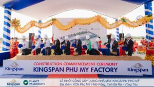 Construction Commencement Ceremony of Kingspan Phu My Factory – LEED Platinum Project